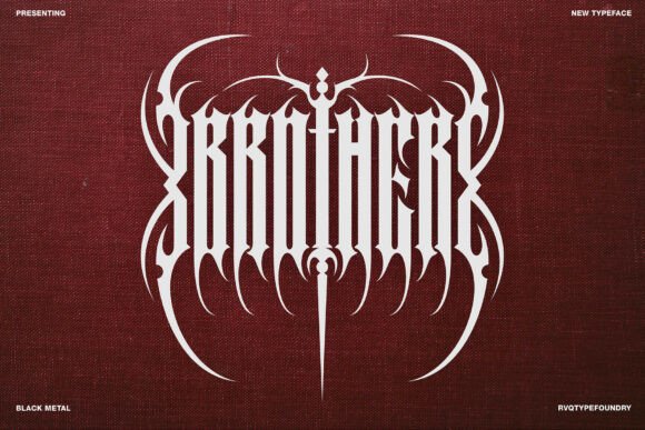 Brother Font: A Bold Blackletter Typeface for Web Design