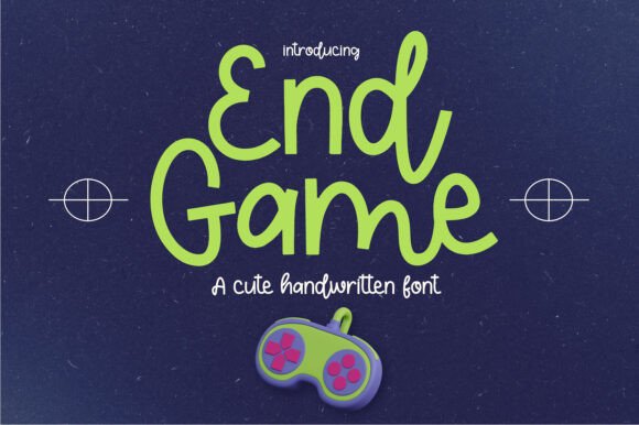End Game Font: A Handwritten Typeface for Editorial Warmth