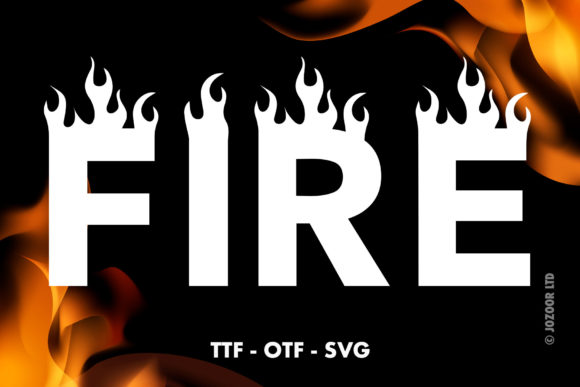 Fire Font: A Bold Typeface for Branding