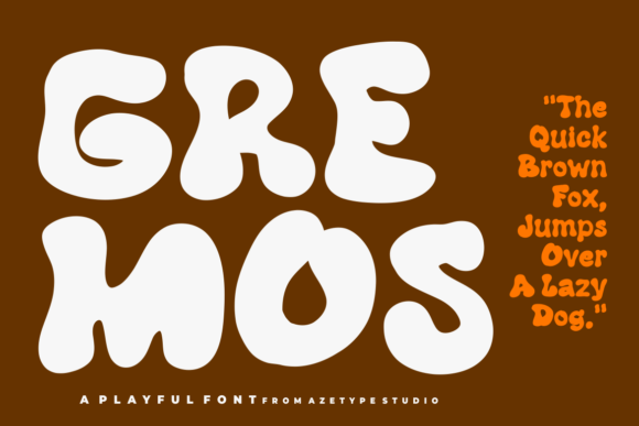 Gremos: A Playful Display Font for Makers