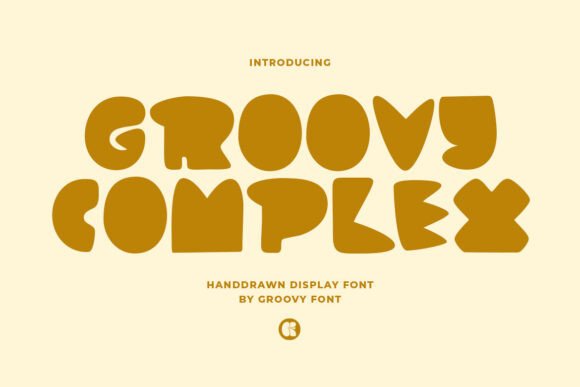 Groovy Complex: A Hand-Drawn Display Font for Makers