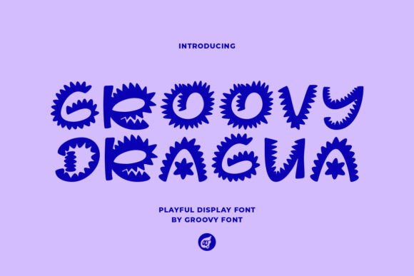 Groovy Dragua: A Playful Display Font for Makers