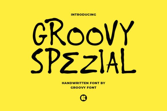 Groovy Spezial: A Spooky Handwritten Font for Crafters