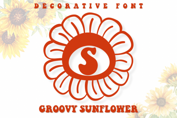 Groovy Sunflower: A Cheerful Display Font for Editorial Design
