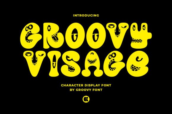 Groovy Visage: A Playful Display Font for Bold Branding