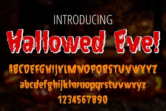 Hallowed Eve Font: A Typeface for Spooky Branding