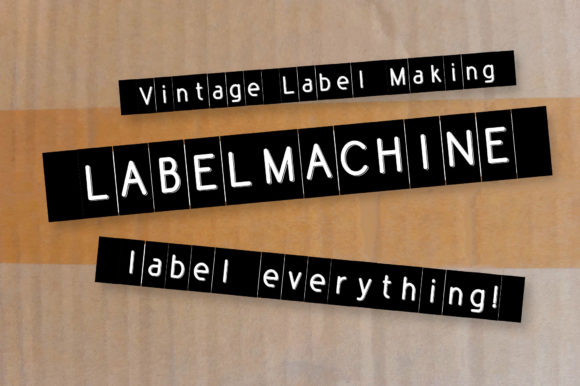 Label Machine: A Versatile Decorative Font for Marketers