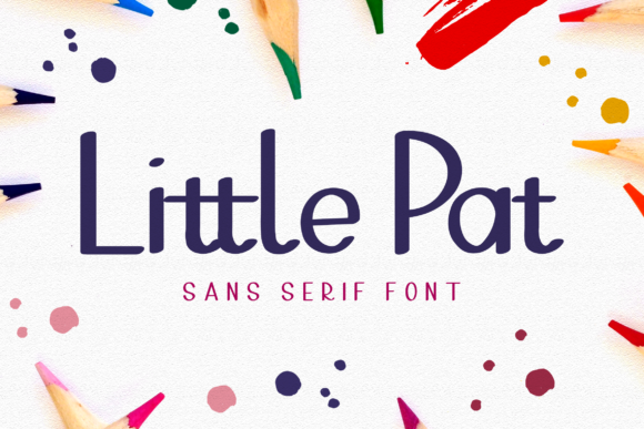 Little Pat 1 Font: A Calm Typeface for Editorial Design