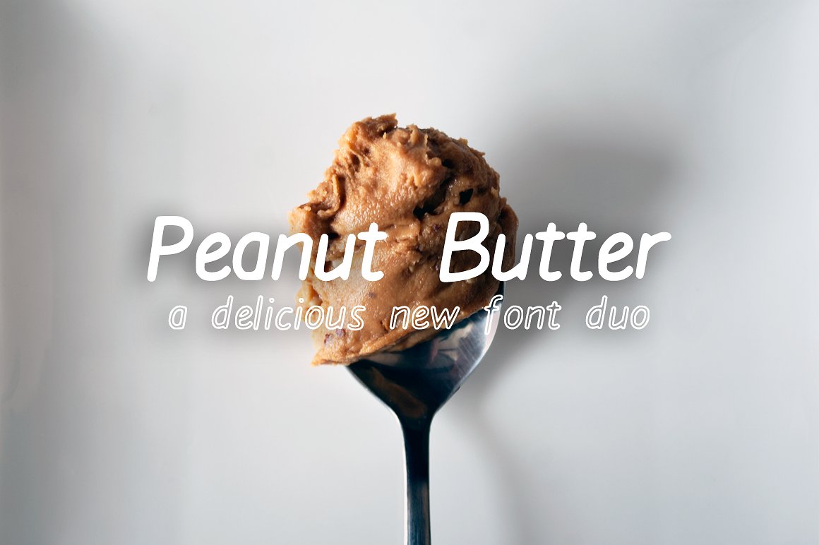 Peanut Butter Font Duo for Web Design