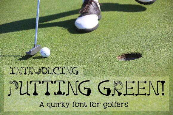 Putting Green: A Quirky Golf Typeface for Editorial Design