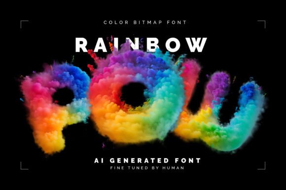 Rainbow Pow: The Color Font for Bold Marketing