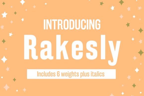 Rakesly: A Versatile Sans Serif Font for Branding