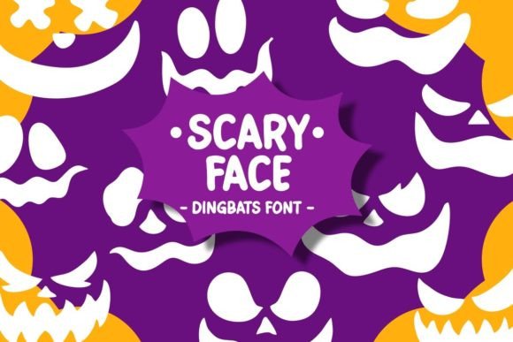 Scary Face Font: A Playful Typeface for Seasonal Branding