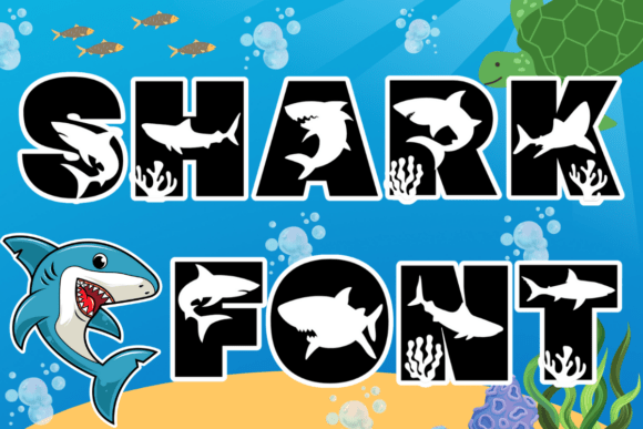 Shark Font: A Playful Typeface for Editorial Design