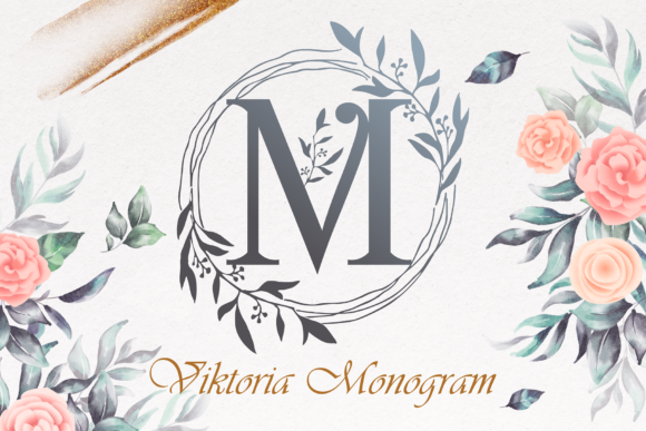 Viktoria Monogram Font for Elegant Branding