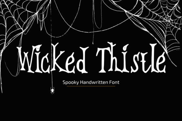 Wicked Thistle Font: A Spooky Typeface for Editorial Design
