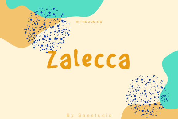 Zalecca Font: A Handwritten Typeface for Editorial Design